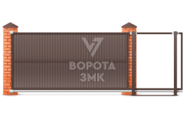 Откатные ворота 12000×2300 ЗМК-8255
