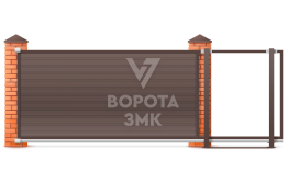 Откатные ворота 2250×2800 Дорхан ЗМК-6924