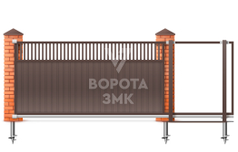 Откатные ворота 2250×2800 Дорхан ЗМК-6898