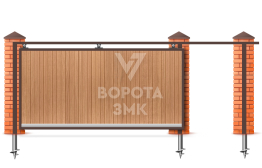 Ворота подвесные откатные 2200×2500 ЗМК-7421