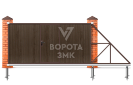 Ворота деревянные 2200×2500 ЗМК-7694