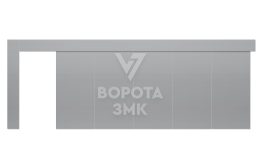 Ворота откатные противопожарные Doorhan 5000×3500 ЗМК-4686