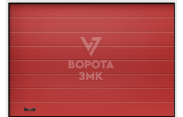 Ворота подъемно-поворотные гаражные 2250×2500 ЗМК-9767