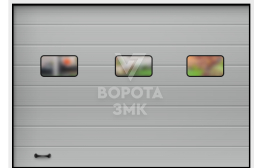 Подъемные гаражные ворота 2750×2500 ЗМК-3426