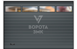 Секционные ворота Алютех промышленные 3500×2000 ЗМК-3834
