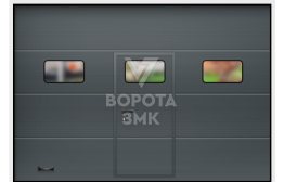 Секционные гаражные ворота 2750×2500 ЗМК-3407