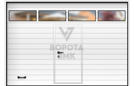 Ворота противопожарные 4500×5000 Алютех ЗМК-3741