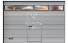 Ворота 2500×2500 на участок ЗМК-3119